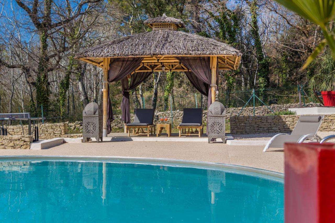 Villa El Sama-In Jacuzzi et Piscine chauffée LʼIsle-sur-la-Sorgue Exterior foto